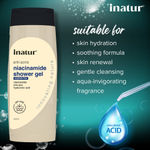 Buy Inatur Niacinamide Shower Gel- 400 ml - Purplle
