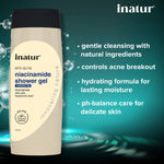 Buy Inatur Niacinamide Shower Gel- 400 ml - Purplle