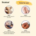 Buy Inatur Foot Spray- 100 ml - Purplle