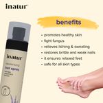 Buy Inatur Foot Spray- 100 ml - Purplle