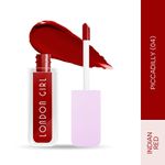 Buy London Girl liquid lipstick for women, long lasting lipstick | waterproof lipstick | matt lipstick, Transfer proof and Waterproof, Lasts Up to 12 hours (04 Piccadilly - Indian Red)3.5 ml - Purplle