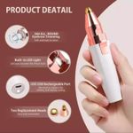 Buy Trendzie Skin Care 2 in 1 Electric Eyebrow Trimmer I Painless Eye Brow Epilator For Women I Portable Facial Hair Removal Shaver (Assorted Color) - 1 Pc - Purplle