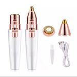 Buy Trendzie Skin Care 2 in 1 Electric Eyebrow Trimmer I Painless Eye Brow Epilator For Women I Portable Facial Hair Removal Shaver (Assorted Color) - 1 Pc - Purplle