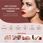 Buy Trendzie Skin Care 2 in 1 Electric Eyebrow Trimmer I Painless Eye Brow Epilator For Women I Portable Facial Hair Removal Shaver (Assorted Color) - 1 Pc - Purplle