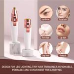 Buy Trendzie Skin Care 2 in 1 Electric Eyebrow Trimmer I Painless Eye Brow Epilator For Women I Portable Facial Hair Removal Shaver (Assorted Color) - 1 Pc - Purplle