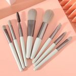 Buy Professional Makeup Brush Set Soft Blusher I Eyeshadow Brush I Concealer Brushes I Portable Cosmetic Applicators I Pack Of 8-PCS (Assorted Color) - Purplle