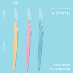 Buy Trendzie Skin Care Facial Hair/Eyebrow Hair Razor Epilation Tool for Women Pack of 3 (Assorted Color) - Purplle
