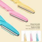 Buy Trendzie Skin Care Facial Hair/Eyebrow Hair Razor Epilation Tool for Women Pack of 3 (Assorted Color) - Purplle