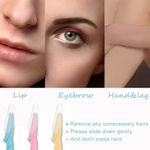 Buy Trendzie Skin Care Facial Hair/Eyebrow Hair Razor Epilation Tool for Women Pack of 3 (Assorted Color) - Purplle