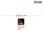 Buy Streax Professional Argan Secrets Permanent Hair Colourant Cream - Extra Light Blonde Soft Matte 11.07 ( Enriched with Argan Oil) For All hair types , 60g - Purplle