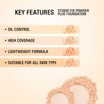 Buy Mattlook Studio Fix Powder Plus Foundation 2 Way Compact, Concealer, Moisturizing , Oil Control, Face Makeup, Give Me Sun (24 gm) - Purplle