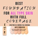 Buy Mattlook Zero Pore Oil Control Full Coverage Matte Foundation, Ivory (45 ml) - Purplle