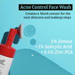 Buy Chemist at Play Acne Control Face Wash with Ceramides | 5% Zemea + 1% Salicylic Acid + 0.5% Zinc PCA | For oily, acne-prone skin | Eliminates invisible pimples and blackheads | 100 ml - Purplle