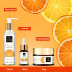 Buy Good Vibes Radiant Glow Vitamin C CSM Combo (Set of 3) (Facewash 120ml + Serum 15ml + Moisturizer 50 gm) - Purplle