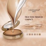 Buy COLORESSENCE Glitterati Compact Powder Gold Range SPF 15 Oil Free Matte Finish Face Satin Pressed Formula, 10 gm - Sand Beige - Purplle