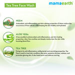 Buy Mamaearth Tea Tree Face Wash with Neem for Acne & Pimples (250 ml) - Purplle