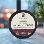 Buy Pilgrim Mini Red Vine Anti-Ageing Night Gel Creme with Retinol, Mulbberry and Vitamin C for Glowing Skin, Skin Repair | Men & Women | For All Skin Types | (5 gm) - Purplle