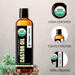 Buy Organic Netra Castor Oil for Skin and Hair | Softening, Smoothening & Moisturizing Skin, Hair and Eyelashes | Repairs Splitends and Reduces Dandruff - 250ml (Pack of 1) - Purplle