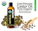 Buy Organic Netra Castor Oil for Skin and Hair | Softening, Smoothening & Moisturizing Skin, Hair and Eyelashes | Repairs Splitends and Reduces Dandruff - 250ml (Pack of 1) - Purplle