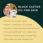 Buy Organic Netra Cold Pressed Jamaican Black Castor Oil for Hair Growth | For healthy, thick and black hair | Reduces Acne Marks and fine lines | For All Hair and Skin Types - 250ml - Purplle