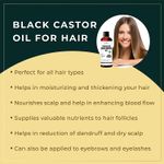 Buy Organic Netra Cold Pressed Jamaican Black Castor Oil for Hair Growth | For healthy, thick and black hair | Reduces Acne Marks and fine lines | For All Hair and Skin Types - 250ml - Purplle