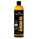 Buy Organic Netra Sweet Almond Oil for Hair and Skin | Pure and Safe | Nourishes Dry and Dull Hair | Enrich with Vitamins and Minerals | Paraben Free | For All Skin Types - 200 ml - Purplle