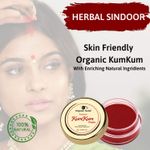 Buy Organic Netra Sindoor/Kumkum Paste | Waterproof Long lasting, Smudge Proof Sindoor | Pure and Natural Deep Maroon Colour, Long lasting | Enriched with Natural and Organic Ingredients -8 gm - Purplle