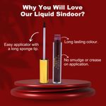 Buy Organic Netra Liquid Sindoor, Kumkum | Waterproof Long lasting, Smudge Proof Sindoor | Pure and Natural Maroon Colour, Long lasting | Enriched with Natural and Organic Ingredients -8 ml - Purplle