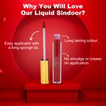 Buy Organic Netra Liquid Sindoor, Kumkum | Waterproof Long lasting, Smudge Proof Sindoor | Pure and Natural Red Colour, Long lasting | Enriched with Natural and Organic Ingredients -8 ml - Purplle