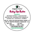 Buy Organic Netra Baby Lip Balm | Moisturizes and Heal Dry Lips | Enriched with Beetroot Extract | Natural and Organic Ingredients with No Harmful Chemicals - 8 gm (Pack of 1) - Purplle