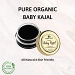 Buy Organic Netra Baby Kajal Water Resistant, Smudgeproof, Longlasting For Normal Skin Type Enriched With Natural & Organic Ingredients With No Harmful Chemicals, Matte Finish, 4 gm - Purplle