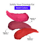 Buy Blue Heaven Set of 3 Candy Crush Non-Transfer Matte Lip Color 10 ml Each - Gummy Pop - Purplle