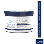 Buy Oxylife Salon Professional Detan Brightening & Cooling Tan Removal Cream - 500 gm | With Milk, Honey & Kojik | Dermatologically Tested | Instant & Long Lasting Glow/Fairness | For All Skin Types - Purplle