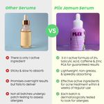 Buy PLIX Jamun Active Acne Control Dewy Serum for Active Acne & Dark Spot Reduction with 2% Salicylic Acid & Caffeine for Breakout Control - 30 ml - Purplle