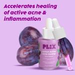 Buy PLIX Jamun Active Acne Control Dewy Serum for Active Acne & Dark Spot Reduction with 2% Salicylic Acid & Caffeine for Breakout Control - 30 ml - Purplle