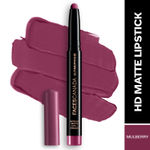 Buy FACES CANADA Ultime Pro HD Intense Matte Lipstick + Primer - Mulberry Magic,1.4g | 9HR Long Stay | Feather-Light Comfort | Intense Color |Smooth Glide - Purplle