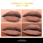 Buy FACES CANADA Comfy Matte Pro Liquid Lipstick - Pecan Brown 15, 5.5 ml | 10HR Longstay | Intense Color | Macadamia Oil & Olive Butter Infused | Lightweight Super Smooth | No Dryness | No Alcohol - Purplle