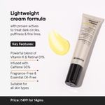 Buy Minimalist Vitamin K + Retinal 01% Eye Cream for under-eye dark circles & Puffiness 14 gm - Purplle