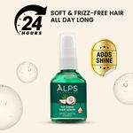 Buy Alps Goodness Softening Hair Serum with Coconut, Argan Oil & Vitamin E (60ml) | For Soft & Frizz-Free Hair | Hair Serum for Smoothening | Adds Shine - Purplle