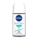 Buy NIVEA Natural Glow Sensitive + Pearl & Beauty Roll On Duo (50ml+50ml) - Purplle