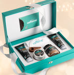 Buy mCaffeine Coffee Mood Skin Care Gift Set For Men and Women| Signature Body Scrub, Face Wash, Scrub & Mask with Brew Scoop and Face Towel | (450 gm) - Purplle