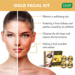 Buy Vaadi Herbals Gold Facial Kit 24 Carat Gold Leaves, Marigold & Wheatgerm Oil, Lemon Peel Extract (110 gm) - Purplle