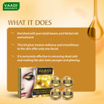 Buy Vaadi Herbals Gold Facial Kit 24 Carat Gold Leaves, Marigold & Wheatgerm Oil, Lemon Peel Extract (110 gm) - Purplle