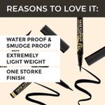 Buy Mattlook Perfect Stay Style Muse Eyeliner 24 Hours Jet Black (1gm) - Purplle