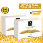 Buy Good Vibes Gold Natural Glow Facial Kit (Pack of 2) - Purplle