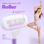 Buy Bombae Women Rollplay Glow Body Razor - White & Purple - Purplle