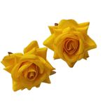 Buy LYF5STAR Handmade Yellow Rose Floral Bride Juda Pin For Women - Pack of 2 - Purplle