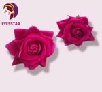 Buy LYF5STAR Handmade Dark Pink Rose Floral Bride Juda Pin For Women - Pack of 2 - Purplle