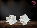 Buy LYF5STAR Handmade White Rose Floral Bride Juda Pin For Women - Pack of 2 - Purplle