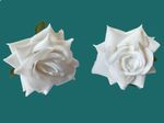 Buy LYF5STAR Artificial White Rose Flower Handmade Bride Tiktok Hairpin - Pack of 2 - Purplle